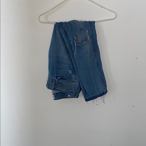 Lucky Brand Charlotte Rail Distressed Jean